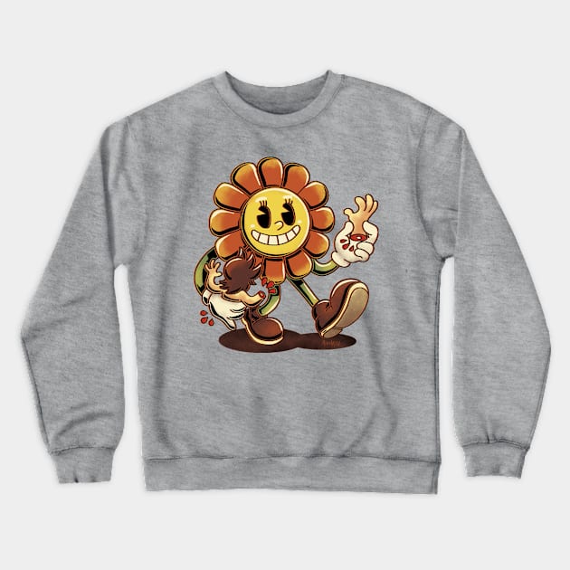 Flower love me Crewneck Sweatshirt by Andriu